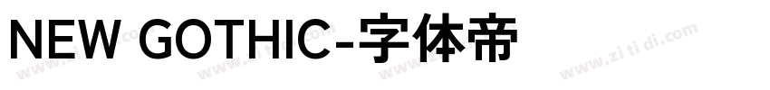 NEW GOTHIC字体转换 NEW GOTHIC字体转换